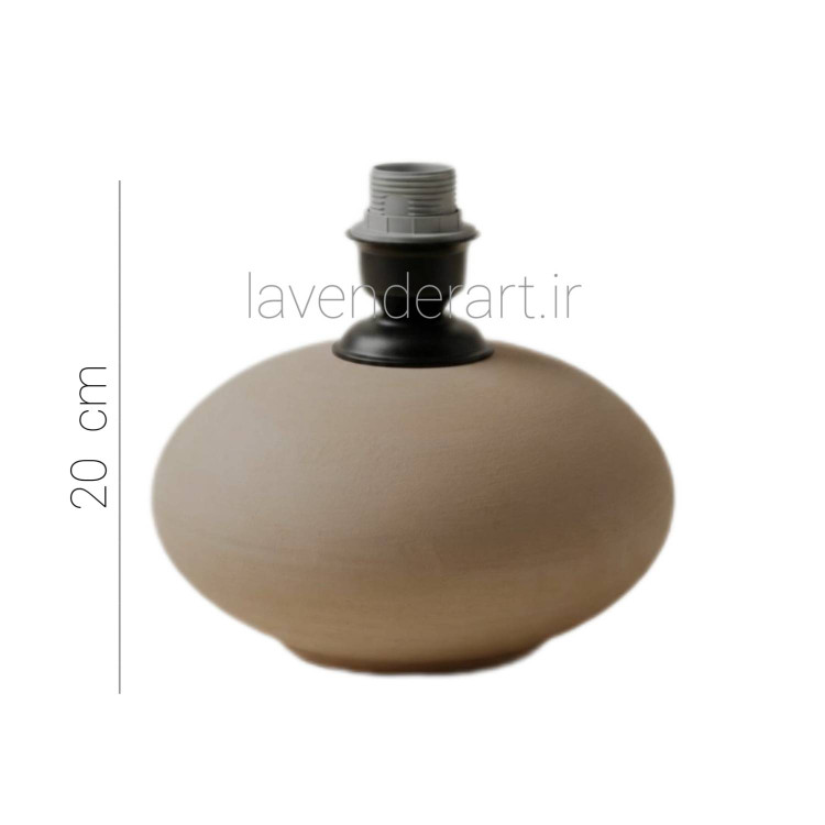 آباژور دکوری مینیمال ارتفاع 45 سانتی متر پایه سفالی