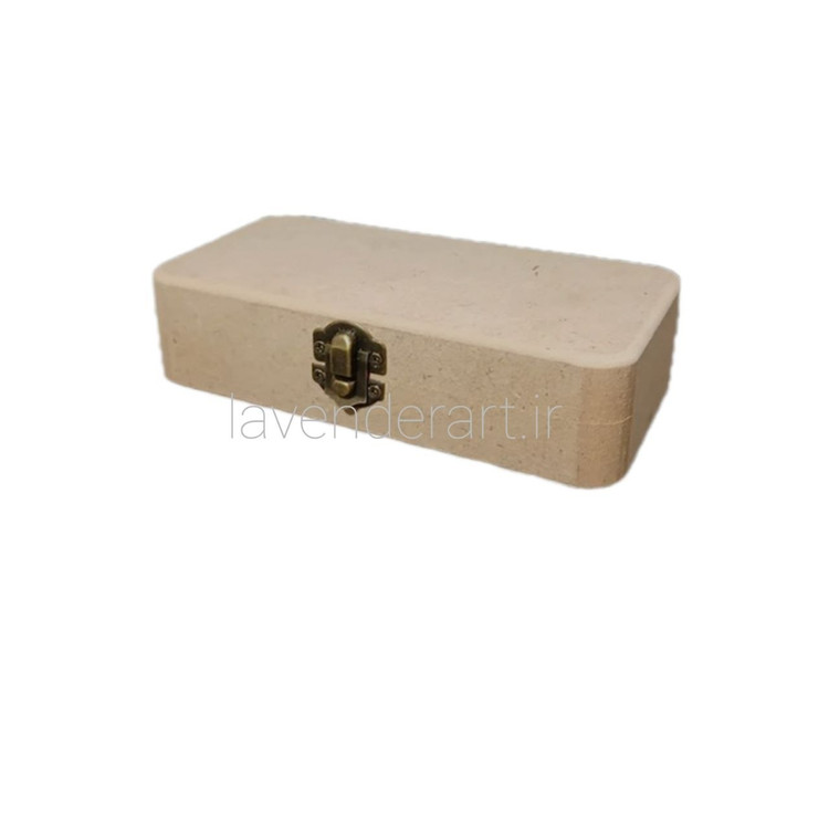 جعبه عینک چوبی خام ابعاد 4*8*17 سانتی متر جعبه چوبی خام