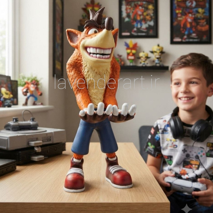 استند یا هولدر یا پایه نگهدارنده دسته بازی پلیاستر مدل کراش باندیکوت Crash Bandicoot
