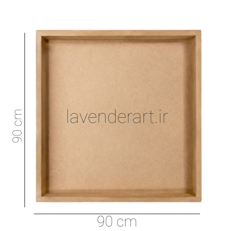 بیس خام MDF دیپ چوبی نقاشی قاب دار