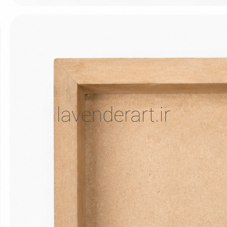 بیس خام MDF بوم دیپ چوبی نقاشی قاب دار