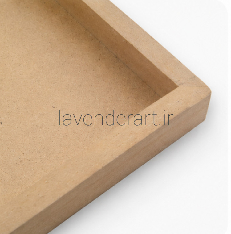 بیس خام MDF بوم دیپ چوبی نقاشی قاب دار