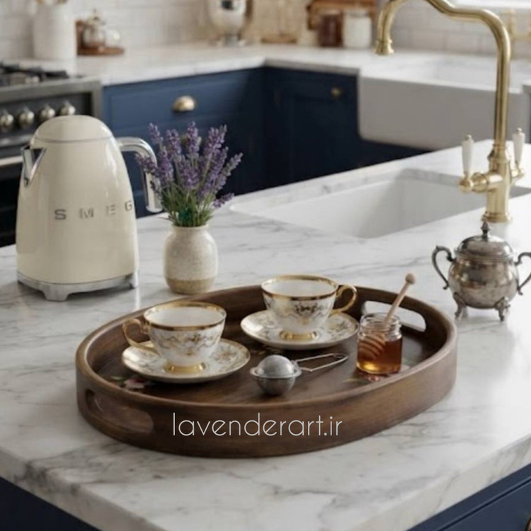 بیس خام MDF سینی ام دی اف چوبی خام کپسولی بیضی در سه سایز