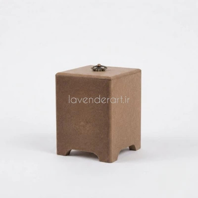 بیس خام MDF بانکه چوبی ام دی اف در دار ابعاد 20*12*12 سانتی متر