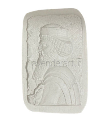 کتیبه سنگ مصنوعی خام طرح نقش برجسته کوروش ابعاد 19*12