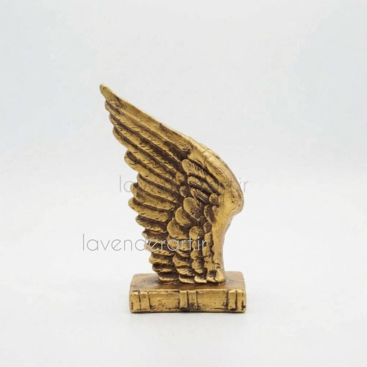 نگهدارنده و هولدر کتاب دکوراتیو طرح بال فرشته پلی استر ارتفاع 20 سانتی متر
