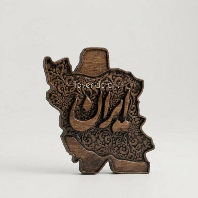 مجسمه نقشه ایران سنگ مصنوعی به ابعاد ۱۰*۷ ضخامت 2 سانتی متر