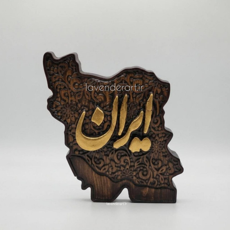 مجسمه نقشه ایران سنگ مصنوعی به ابعاد ۱۰*۷ ضخامت 2 سانتی متر