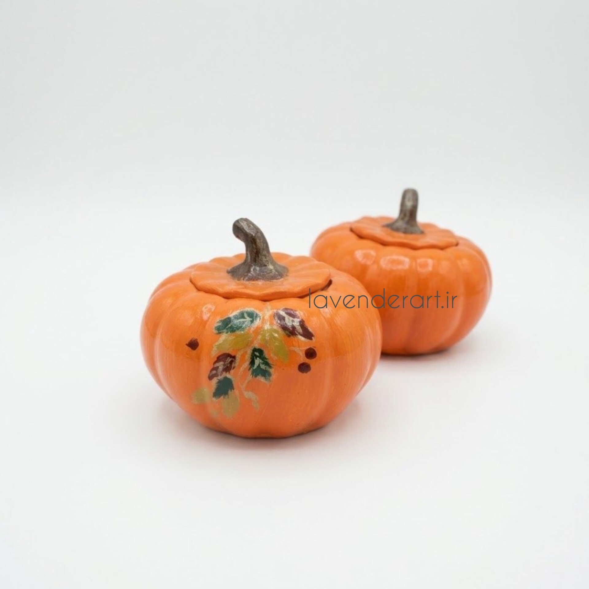 جا جواهری سنگ مصنوعی کدو تنبل هالووین ابعاد 7*9.5 سانتی متر